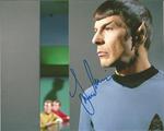 Star Trek Leonard Nimoy as Spock signed colour 10 x 8 photo. 