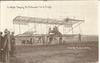 1910 G White taking Mr MacDonald for a flight vintage postcard, Historical interest in senders note reporting on flights on 14/15 sept.